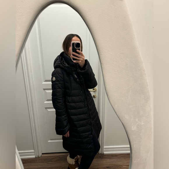 Moncler Bell Sleeve Quilted Down Coat - Picture 4 of 12